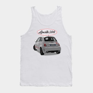 ABARTH 500 White Scorpion Back Tank Top